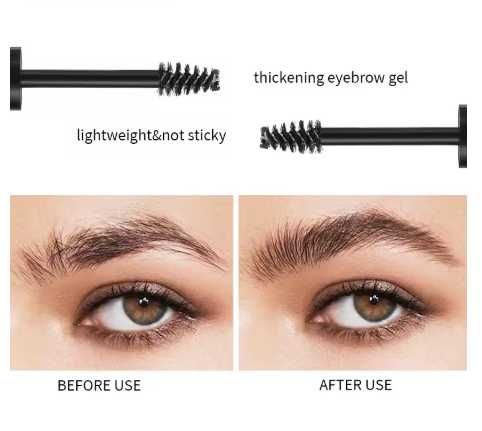 Gel Transparente para Sobrancelhas de Longa Duração e Secagem Rápida