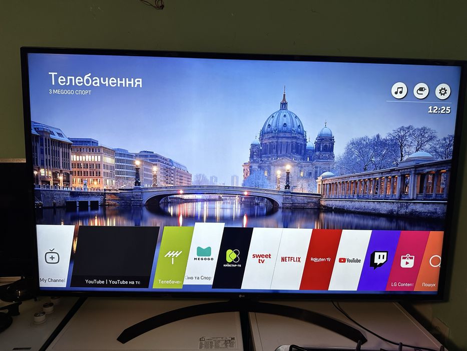 Телевізор LG 65UJ634V 65” 4K Smart TV