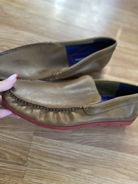 Чоловічі шкіряні  макасіни