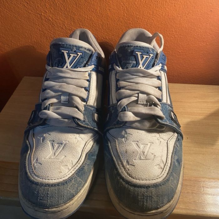 Tenis Louis Vuitton LV Azuis Escuros