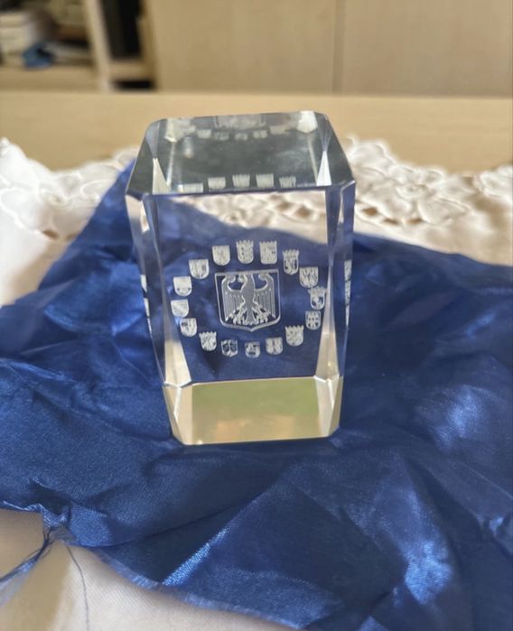 Statuetka z grawerem herby Niemiec 3D