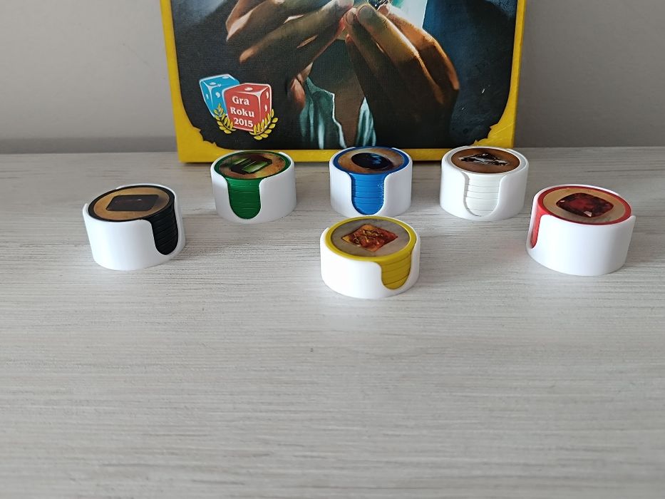 Stojaki na żetony do gry splendor czarne
