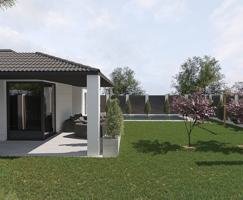 Одноэтажный дом с террасой‼️ Червонный Хутор! Рассрочка 18 месяцев!