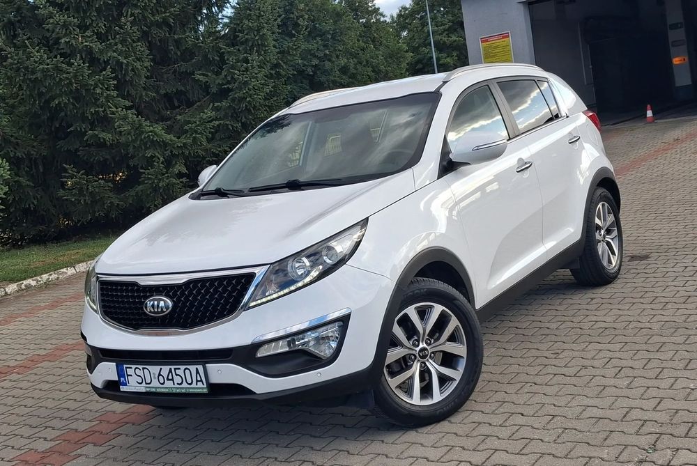 Kia Sportage niski przebieg, navi, kamera, czujniki, ks serwisowa