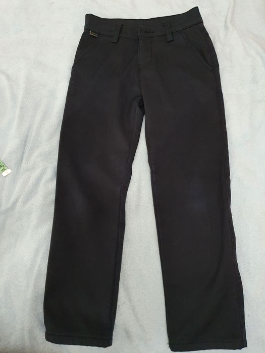 Утепленные  штаны  джинсы для мальчика 7  лет