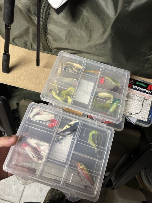 Sprzedam zestaw spinningowy – wędka + kołowrotek + przynęty