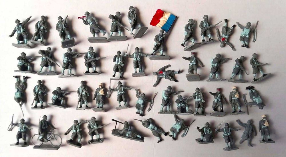 Soldadinhos Airfix World War I French Infantry HO/OO, Wargames