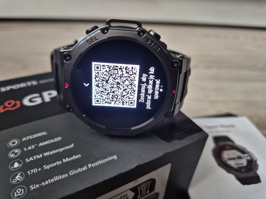 Smartwatch taktyczny z ekranem amoled