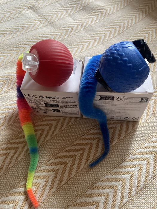Brinquedos eléctricos recarregáveis para gatos ! Novos