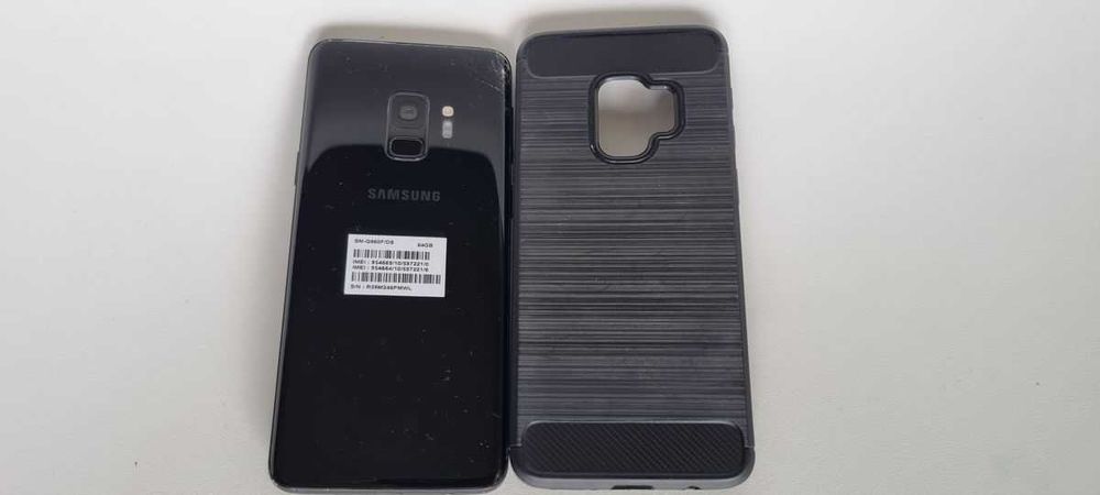 SAMSUNG S9 SM-G960F/DS 64GB/4GB DUAL SIM midnight black etui