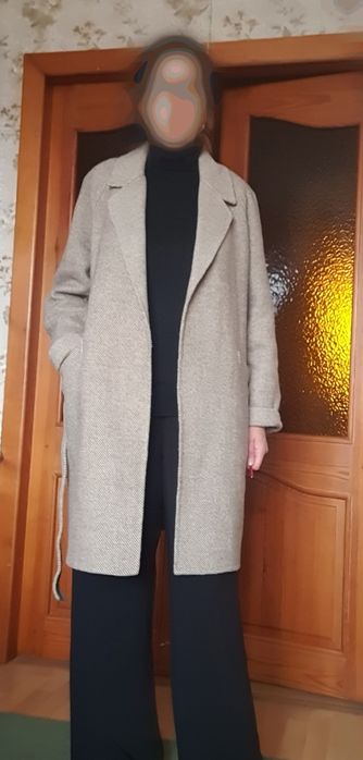 Вовняне пальто без підклади