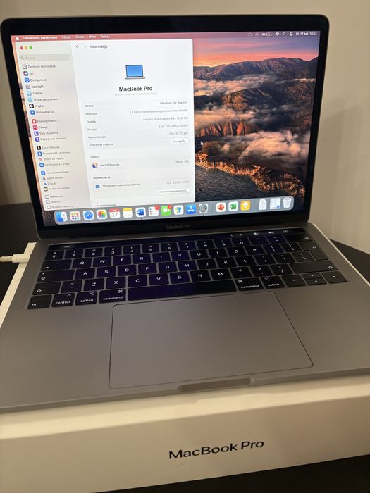 MacBook Pro 13”  i5  8/128 GB / 2019 / Touch Bar