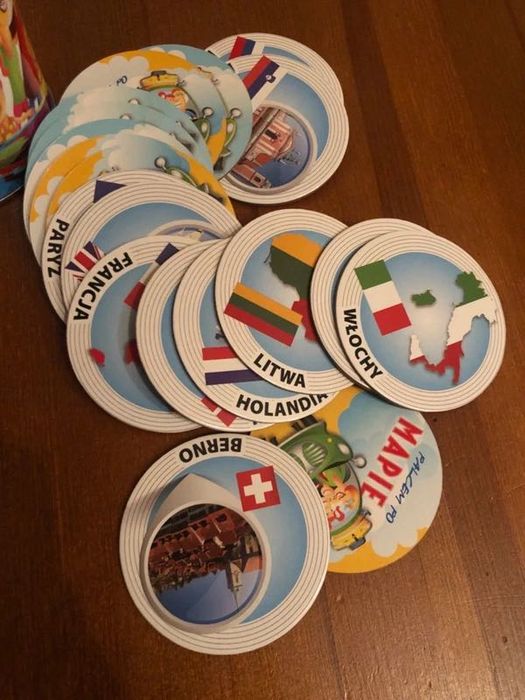 Państwa miasta memory Palcem po mapie
