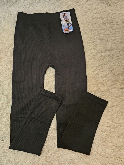 Нові  лосини в рубчик утеплення хутром для дівчини хл-3хл