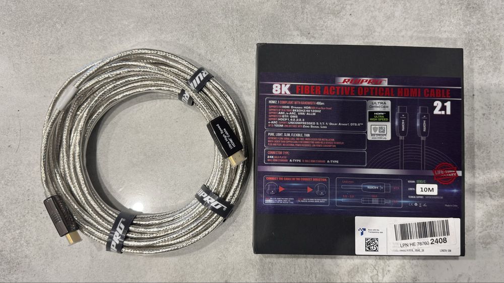 Kabel Hdmi 2.1 8K 10m