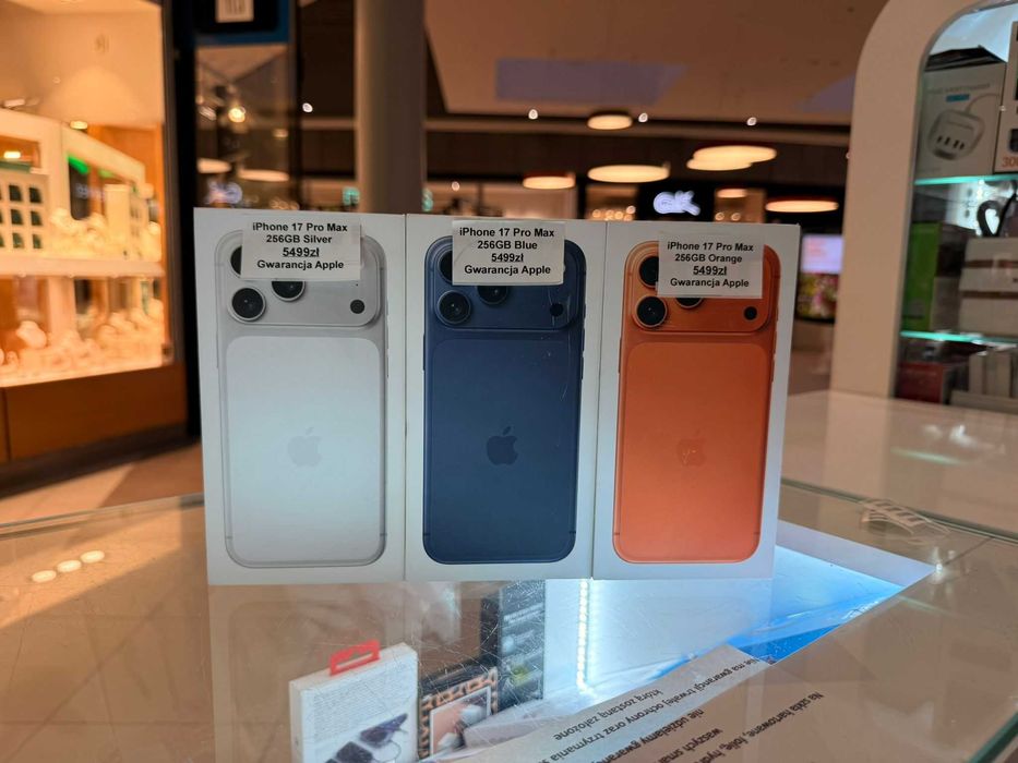 iPhone 17 Pro Max 256GB KOLORY!!! 5499zł