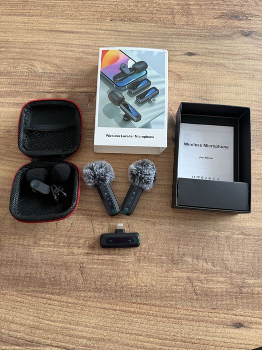 Mikrofon bezprzewodowy do iPhone iOS