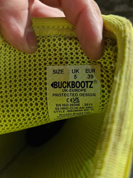 Botas biqueira de aço buckbootz