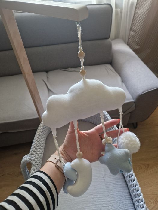 Kosz mojżesza Lil Things kołyska Bujak z karuzela