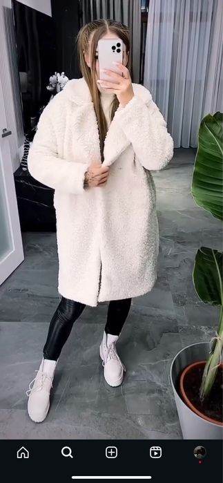 Шубка тедді українського бренду