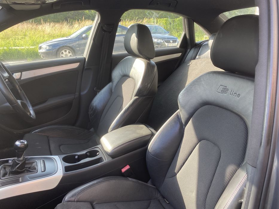Audi a4 b7 b8 fotele s line sline kanapa skora material