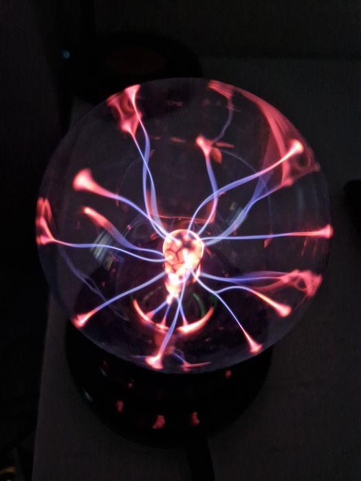 Lâmpada plasma interactivo ao toque. Novo