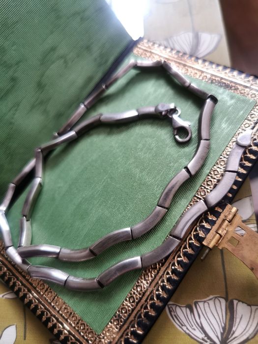 Mega naszyjnik / kolia srebro 925 vintage