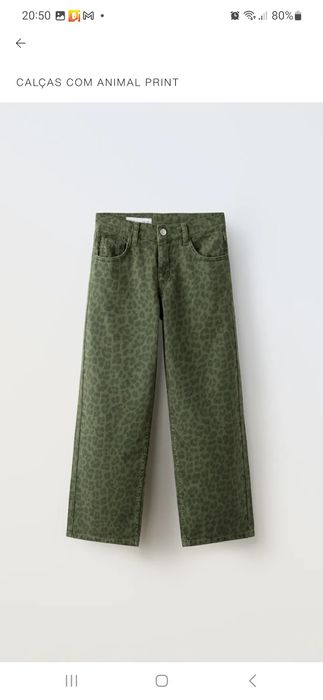 Calças para 10 anos