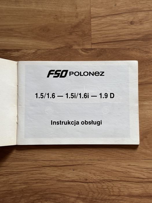 Książka, instrukcja obsługi FSO POLONEZ Caro
