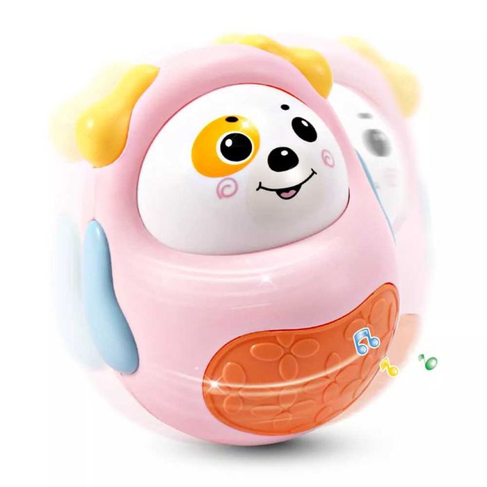 Tumbler Grzechotka Zabawka Cartoon Pies Tumbler