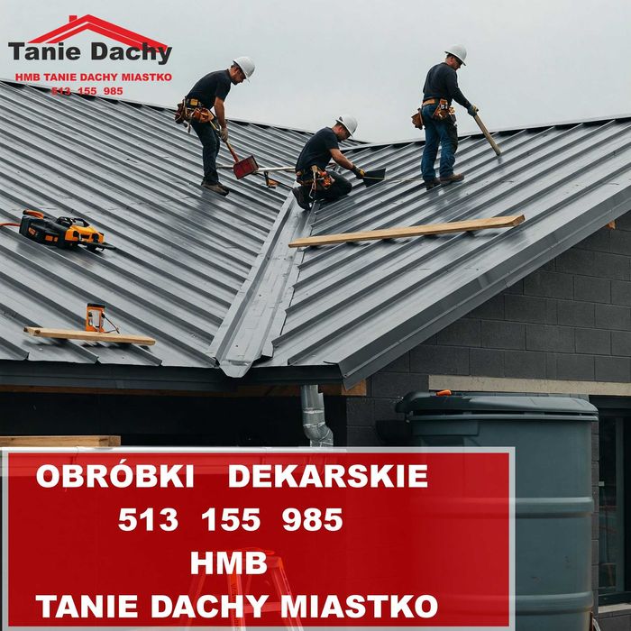 Obróbki blacharskie dekarskie opierzenia - pas nadrynnowy