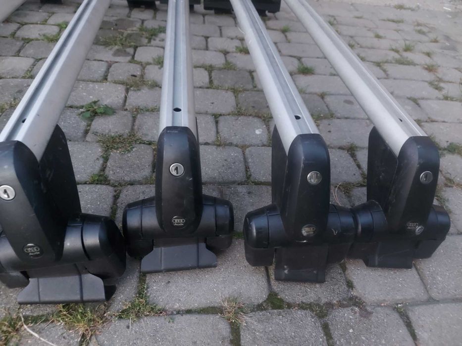 Belki dachowe-oryginał AUDI-VW-bagażnikA1,A3,A4,A6,Golf,Touareg,Passat