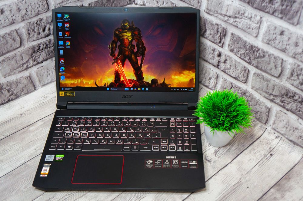 Ігровий ноутбук Acer Nitro 5 AN515-55, Intel Core i5-10300H, RTX 3060, 16gb DDR4, 128gb SSD + 1TB HDD, 15,6" Full HD IPS, 144 Гц, батарея 4 години