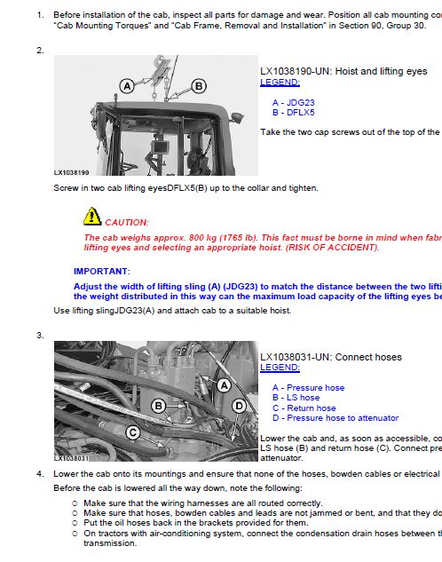 John deere manuais serviço