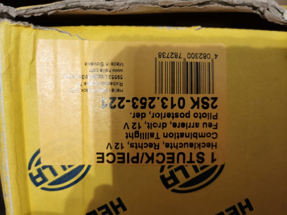 Hella lampa tylna Prawa 2SK.013.253-221 Mercedes Sprinter Nowa