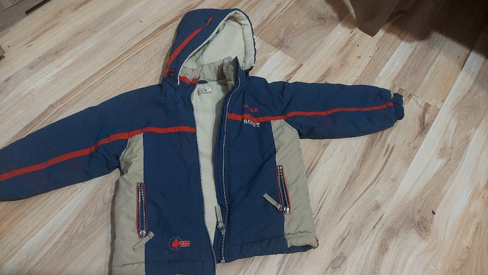 Kurtka zimowa chlopieńca rozm 110