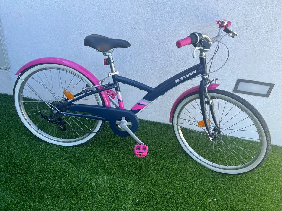 Bicicleta B-Twin (roda 24) - Como Nova