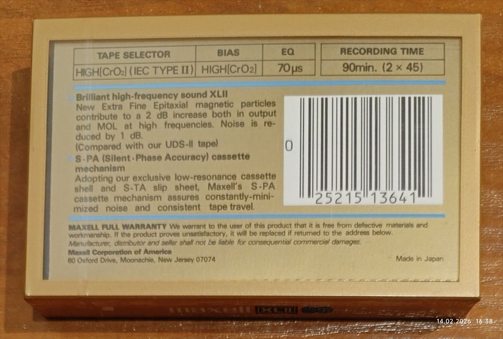 Kasety magnetofonowe MAXELL XLII90