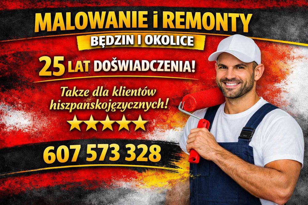 Malowanie i Remonty Katowice i okolice wolne terminy
