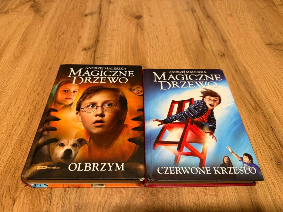 Książki z serii "Magiczne drzewo" - "Olbrzym" i " Czerwone Krzesło"