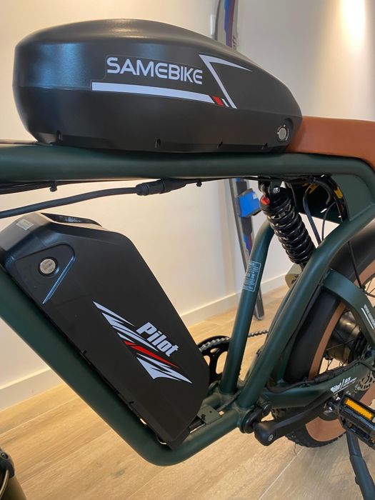 Bicicleta eletrica Samebike M20iii 2000w suspensao dupla, travoes hidraulicos 2 motores