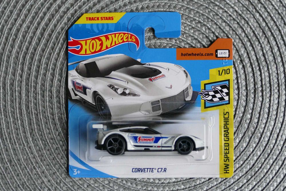 Hot Wheels autko "Resorak" CORVETTE C7.R edycja 2018r.