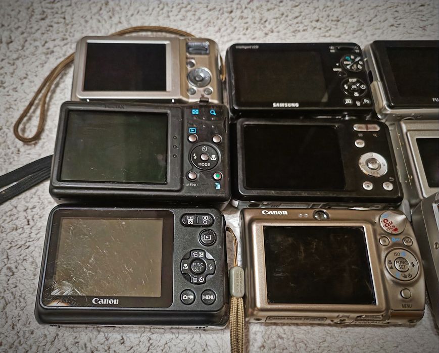 Лот цифровий фотоапарат Canon,Samsung,Pentax,Fujifilm,Lumix,Nikon