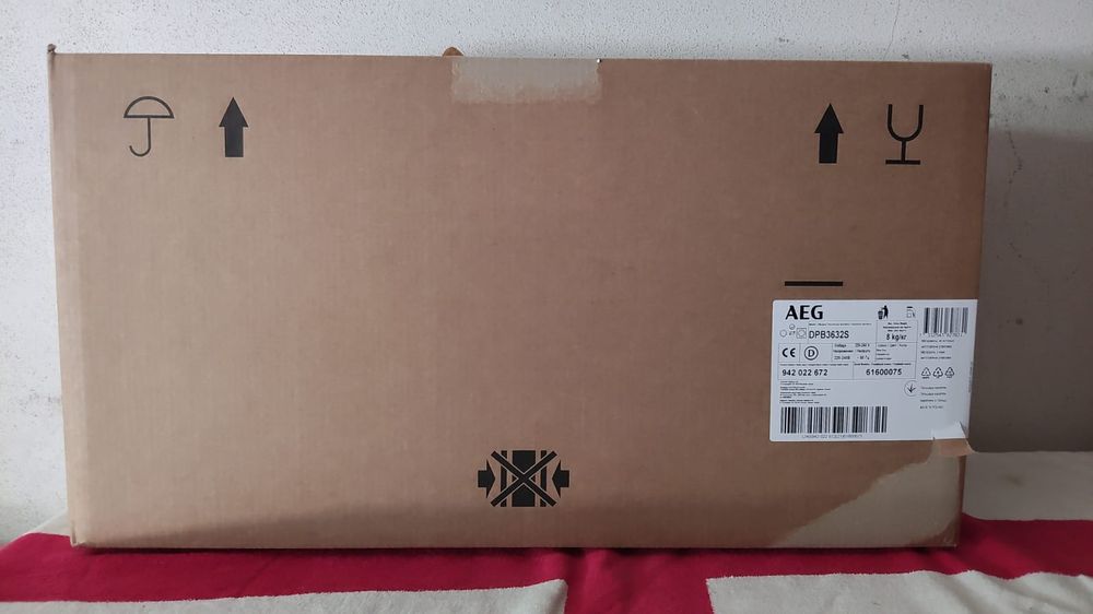 Exaustor AEG DPB3632S 60cm Classe C, Novo