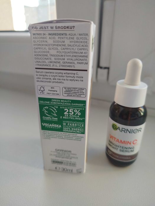 GARNIER Serum na noc z witaminą C 30 ml