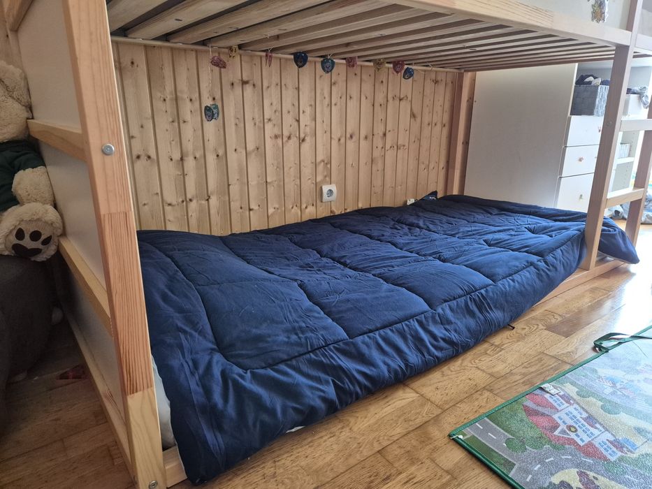 Cama beliche kura ikea