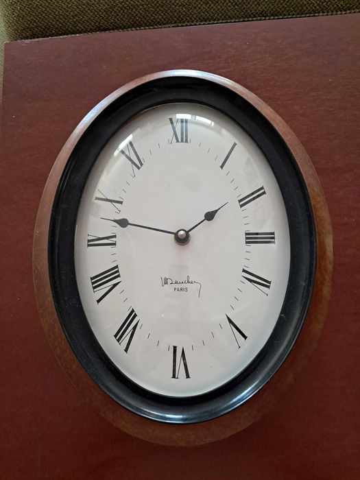 zegar ścienny owalny lata 70