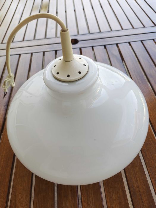 Lustro vidro branco opaco