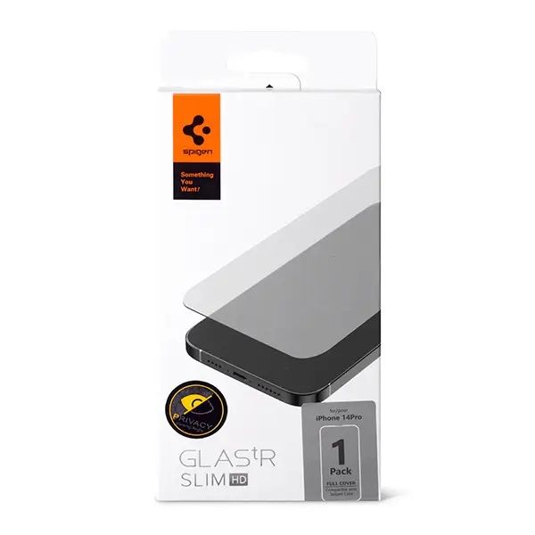 Скло антишпигун Spigen Privacy Screen Protector GLAS.tR SLIM HD