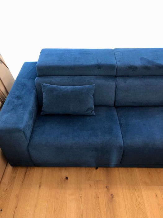 Sofá Modular com Chaise-Longue e Encostos ajustáveis
